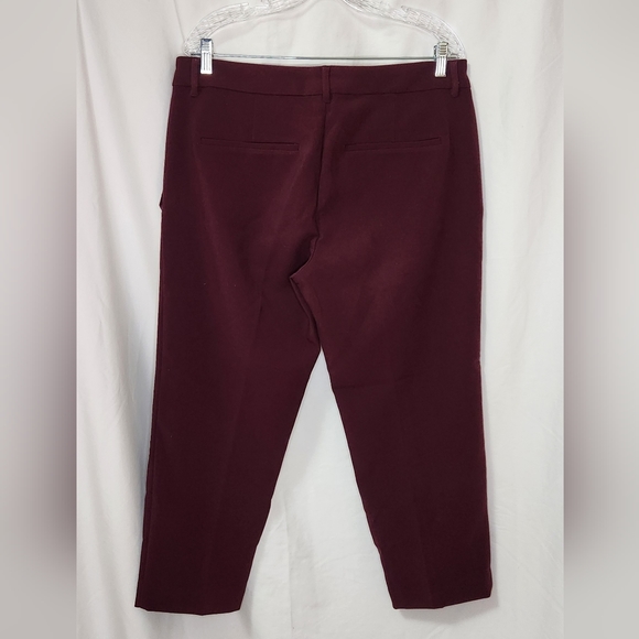 Old Navy Burgundy Harper Pants size 12 - Picture 2 of 2